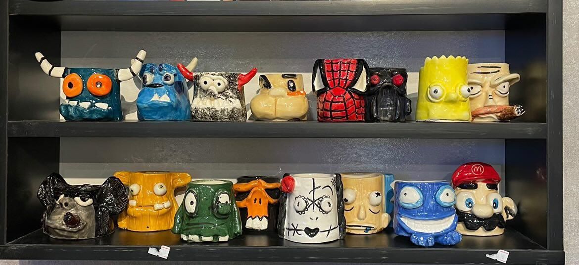 ماگ های دست ساز های سرامیکی