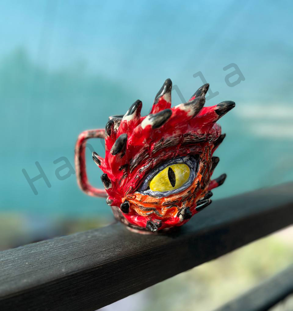 ماگ چشم اژدها دست ساز