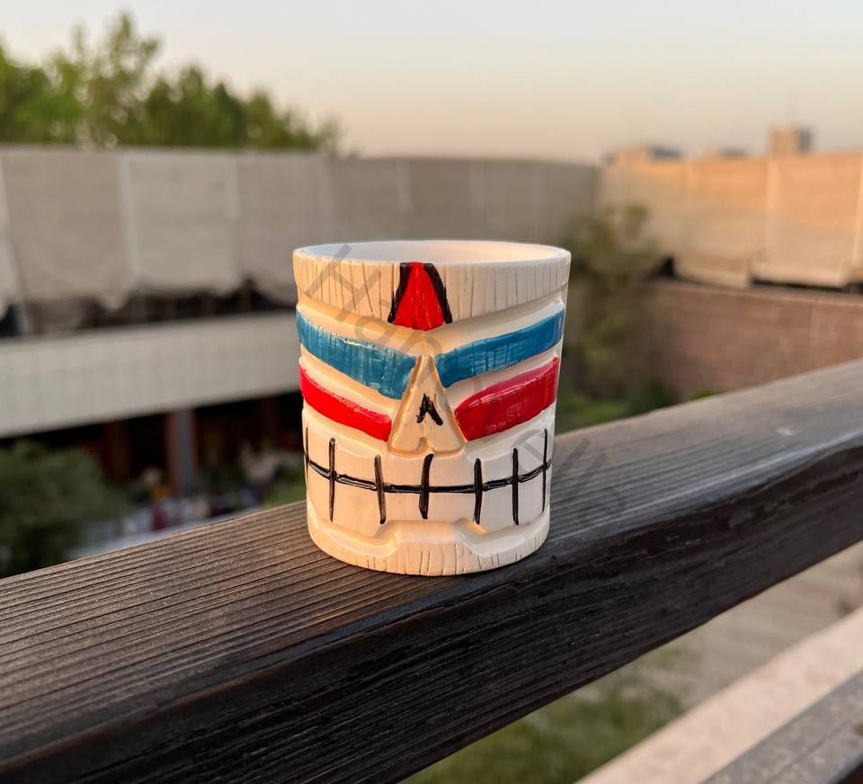 فنجان قهوه وول دست ساز