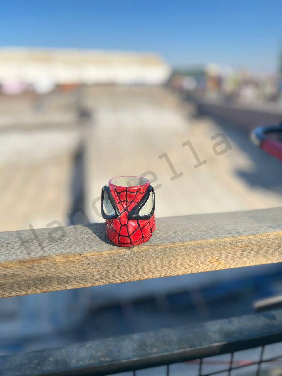 فنجان قهوه اسپادرمن دست ساز