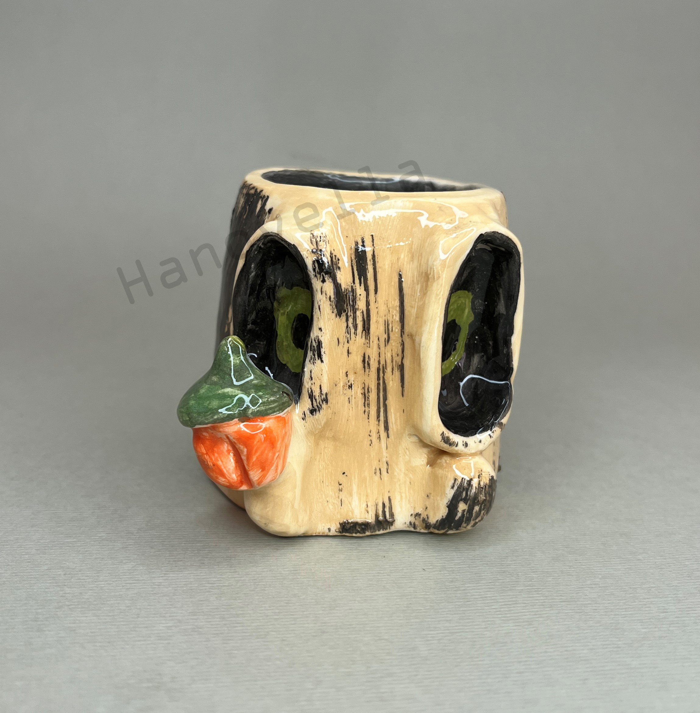 فنجان قهوه روح کدویی دست ساز