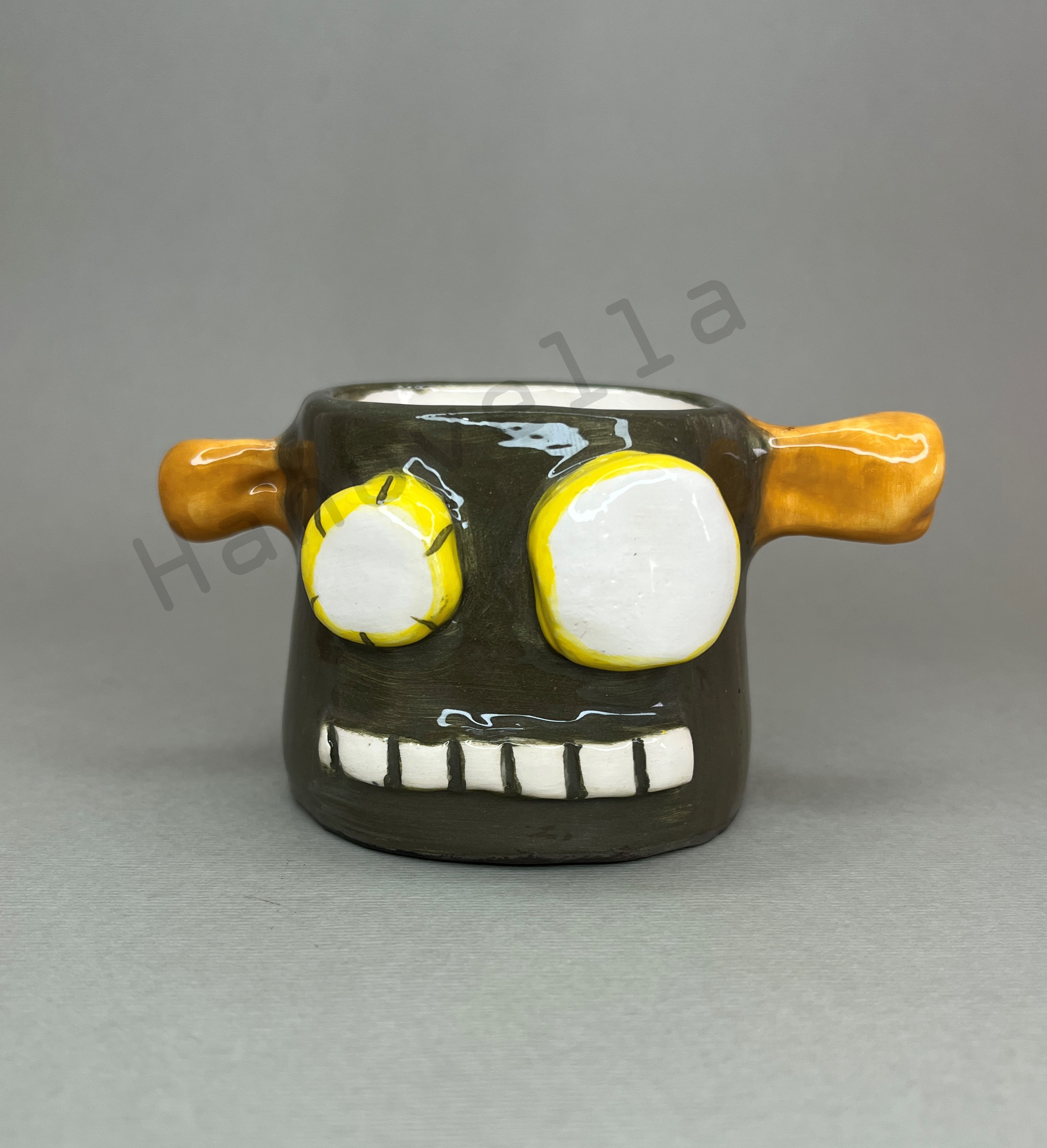 فنجان قهوه ربات مکعبی دست ساز