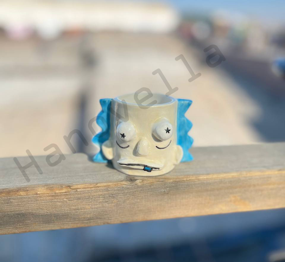 فنجان قهوه ریکی دست ساز